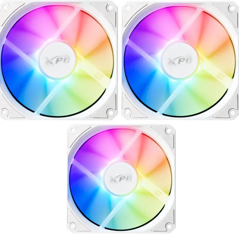ADATA Ventilator Vento R ARGB PWM 120mm White Triple Pack
