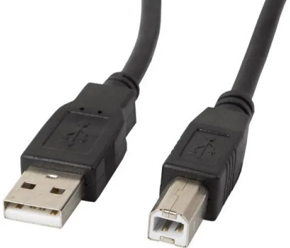 Cablu LANBERG Cablu USB-A(M) USB-B(M) 2.0 1 m negru