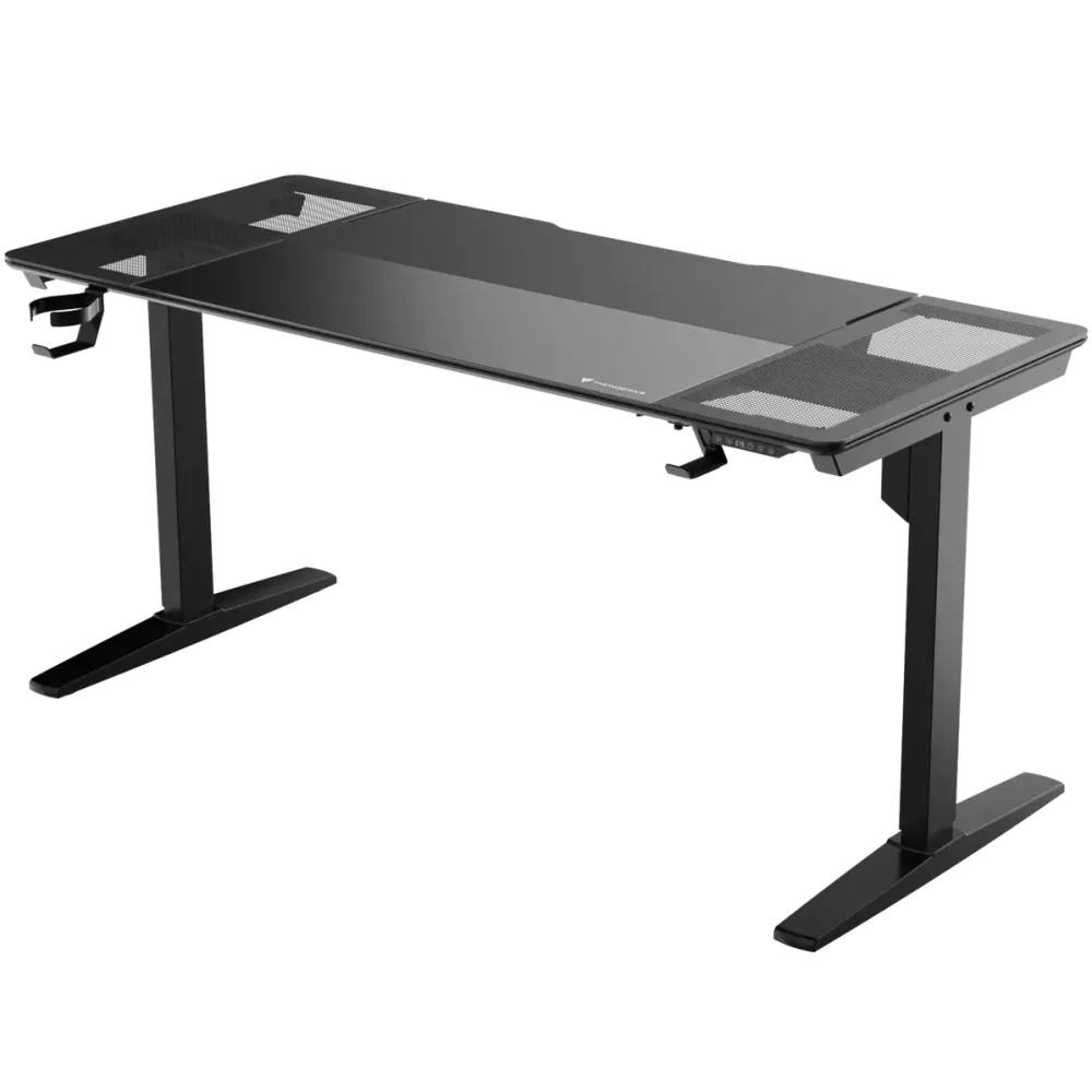 Birou Gaming ThunderX3 LAB-X, reglabil pe inaltime - negru