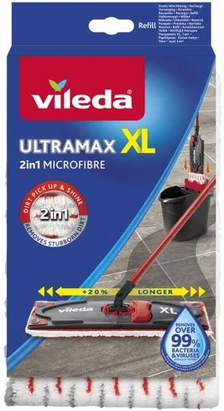 VILEDA ULTRAMAX XL 2in1 replacement mop cover (for Ultramax XL flat mop)