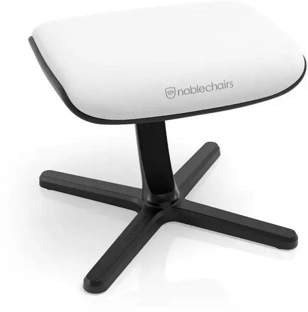 Noblechairs Gamer Chair Accessory Footrest2, White Edition