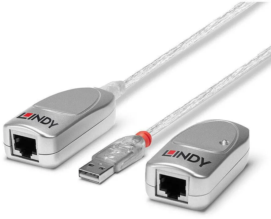 Adaptor Lindy Extender USB 1.1 12Mbit/s Cat5 50m