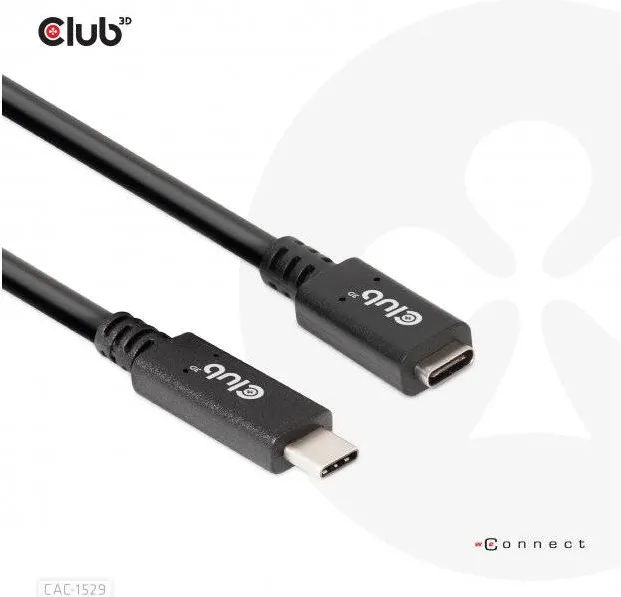 Cablu Date CLUB 3D USB 3.2 Typ C 2m Verlängerung 5Gbps St/Bu