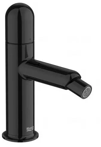 Roca Baterie bideu NU A5A6X3FCN0, marime M, 168 mm, monocomanda, lucios, Negru titan