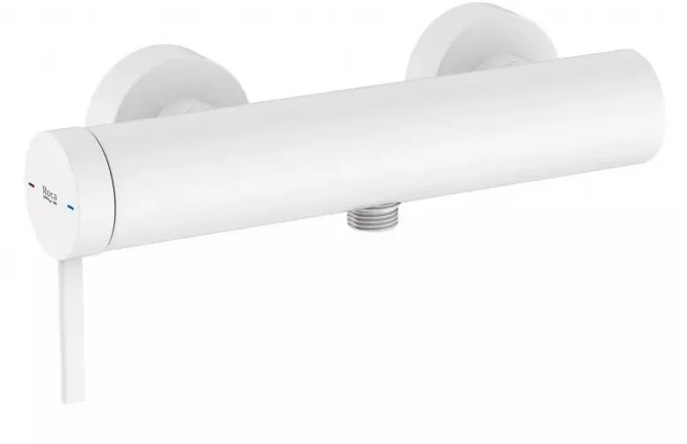 Roca Baterie dus Ona A5A219EB00, aparenta, cu aerator, monocomanda, mat, Alb