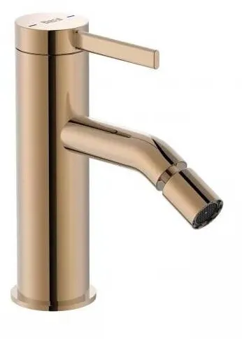 Roca Baterie bideu ONA A5A629ERG0, marime S, 150 mm, monocomanda, lucios, Rose gold