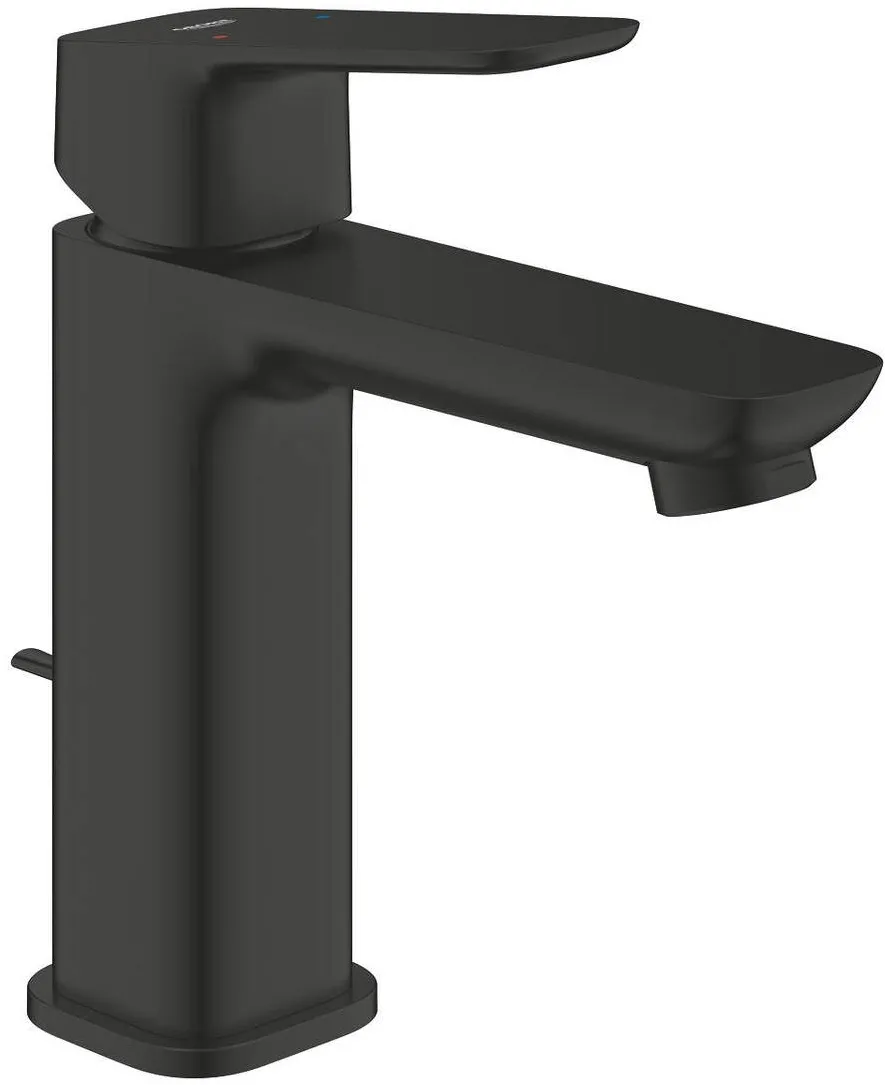 Grohe Baterie lavoar Cubeo 1017492430, marime M, 169 mm, ventil, Negru mat