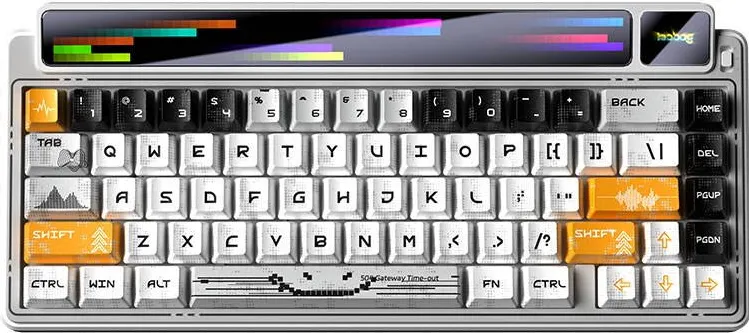 Tastatura AULA AULA Gasket AMG65 White LightFeather RGB Keyboard
