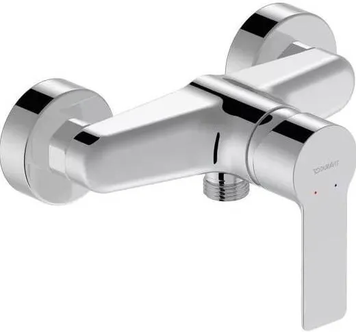 Duravit Baterie dus A.1 A14230001010, aparenta, monocomanda, cartus ceramic, Crom lucios