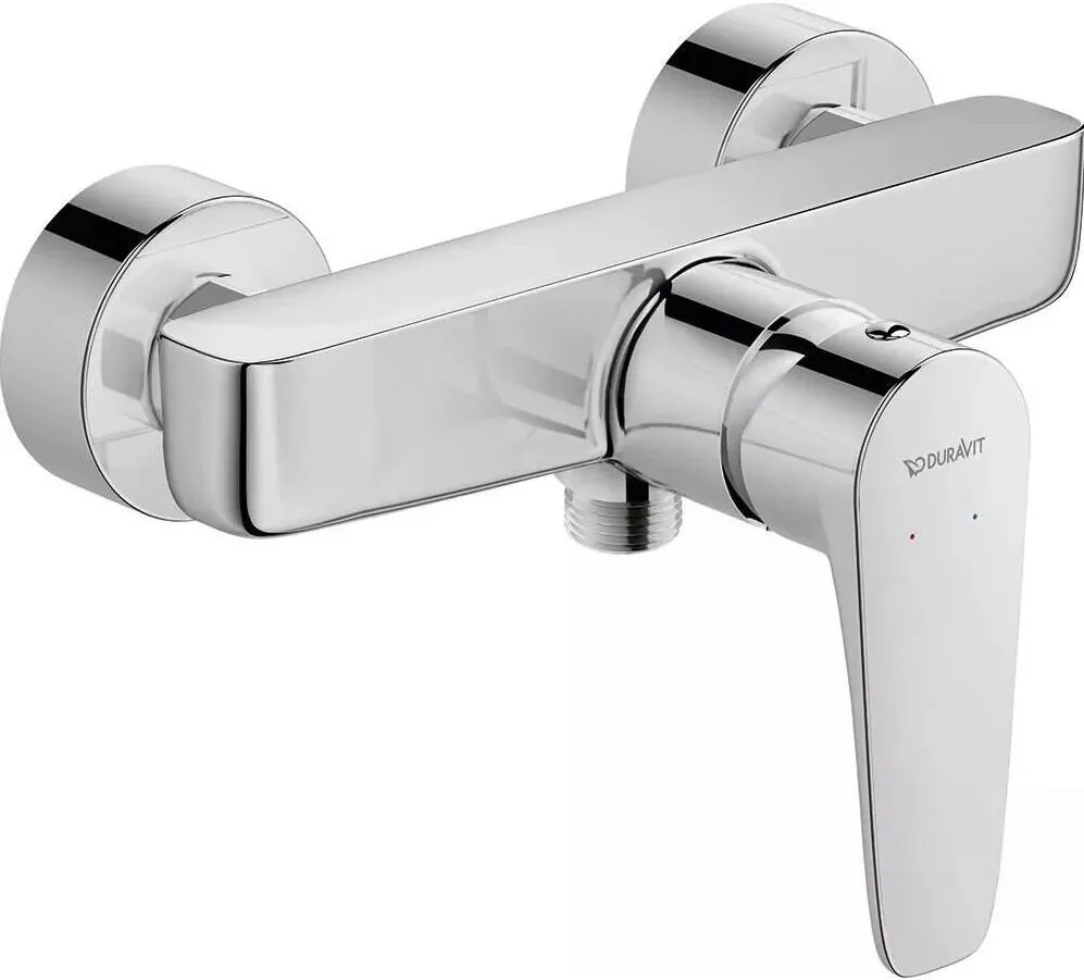 Duravit Baterie dus B.1 B14230000010, aparenta, monocomanda, cartus ceramic, Crom lucios