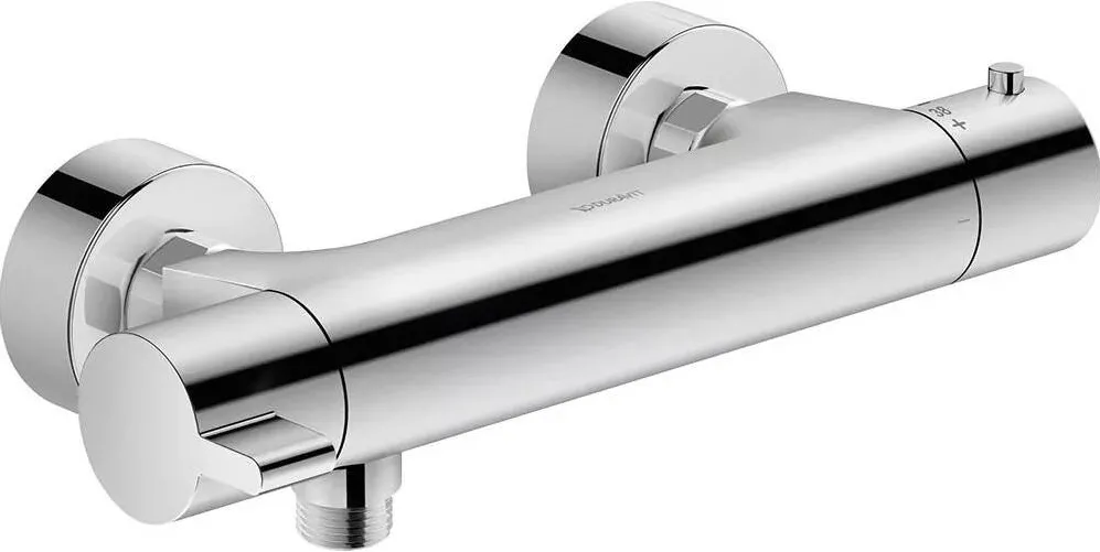 Duravit Baterie dus B.2 B24220000010, aparenta, termostat, monocomanda, cartus ceramic, Crom lucios