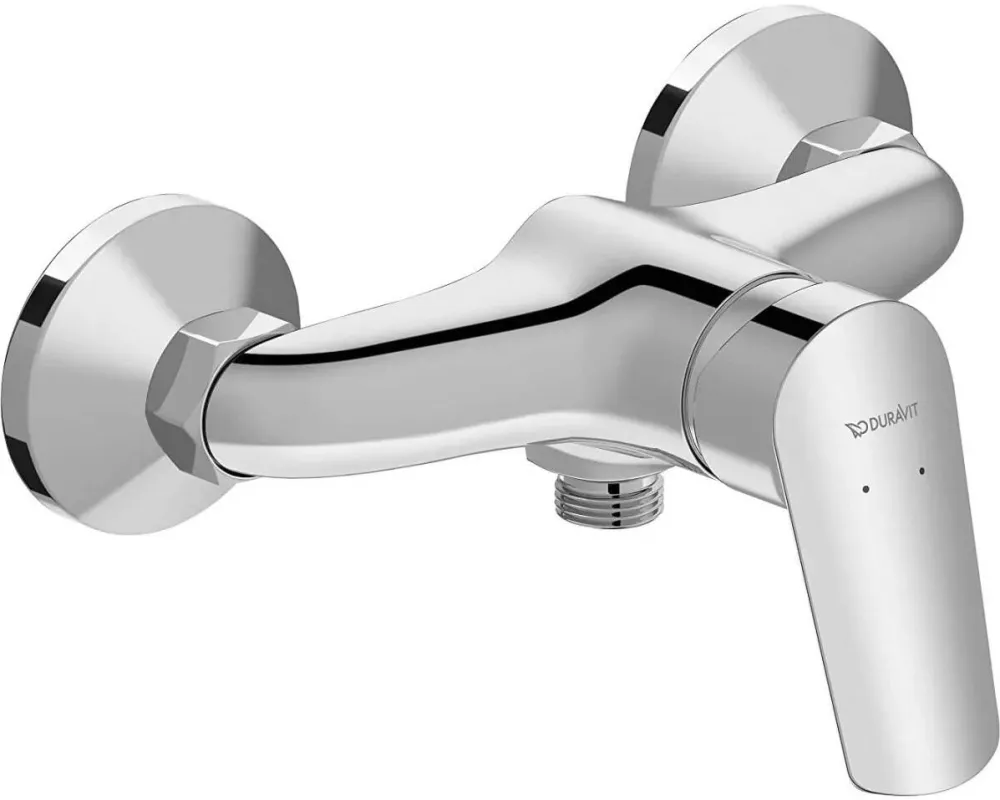 Duravit Baterie dus DuraStyle N14230000010, aparenta, monocomanda, cartus ceramic, Crom lucios