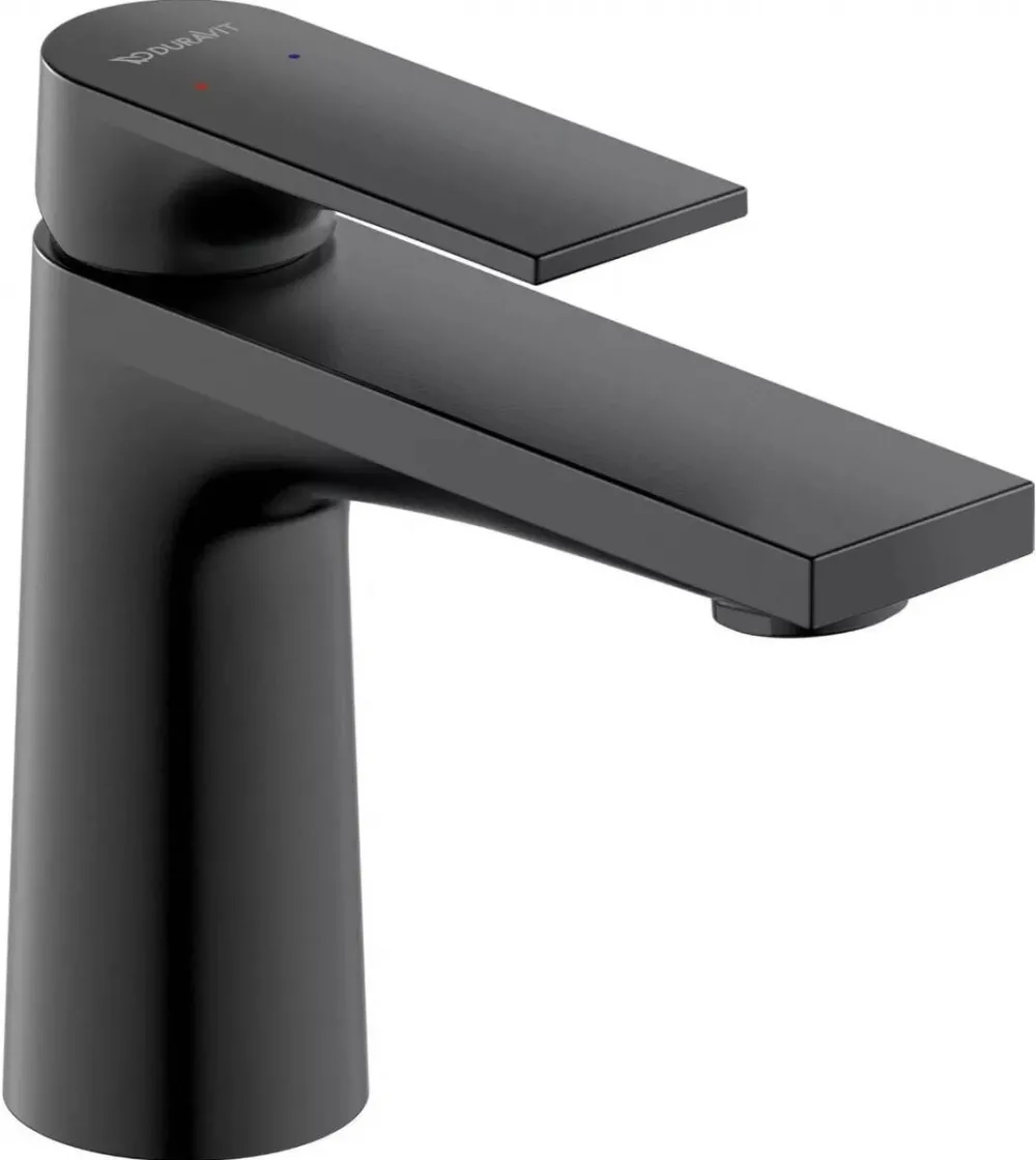 Duravit Baterie lavoar Tulum TU1010002046, marime M, cartus ceramic, monocomanda, 140 mm, Negru mat