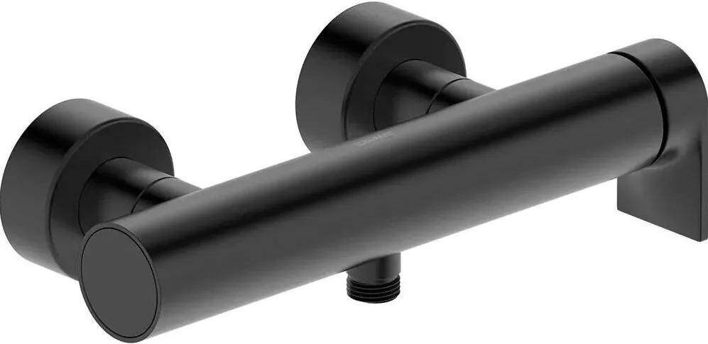 Duravit Baterie dus Tulum TU4230000046, aparenta, monocomanda, cartus ceramic, Negru mat