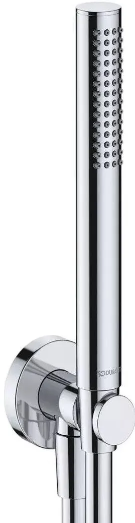 Duravit Set para dus UV0762002010, aparenta, 25 mm, 1 functie, cot iesire/furtun, Crom lucios