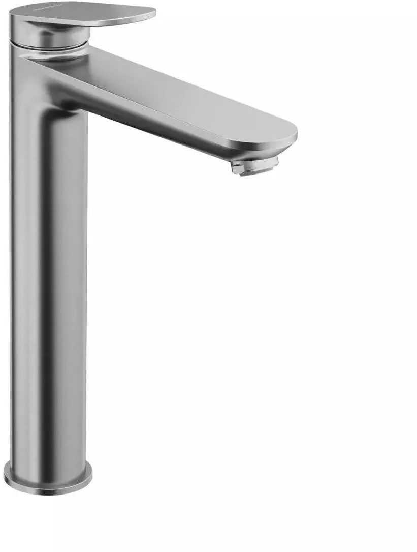 Duravit Baterie lavoar Wave WA1040002070, marime XL, cartus ceramic, monocomanda, 297 mm, Otel satinat