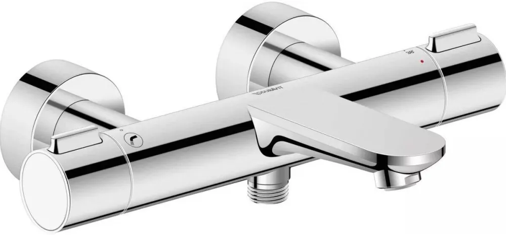 Duravit Baterie cada Wave WA5220000010, aparenta, dubla comanda, cartus ceramic, termostat, Crom lucios
