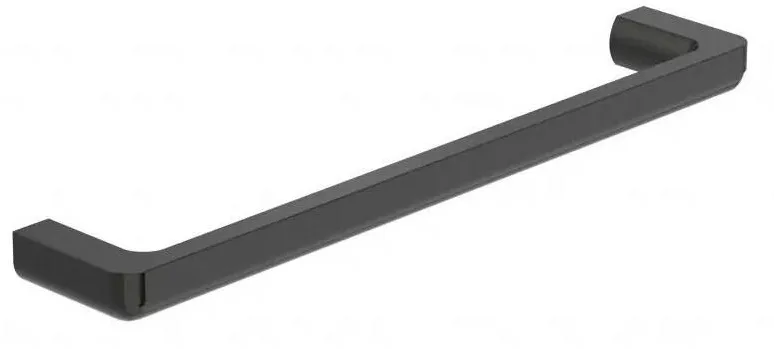 Roca Bara prosop Tempo A817029CN0, montare pe perete, 450 mm, metal, lucios, Negru titan