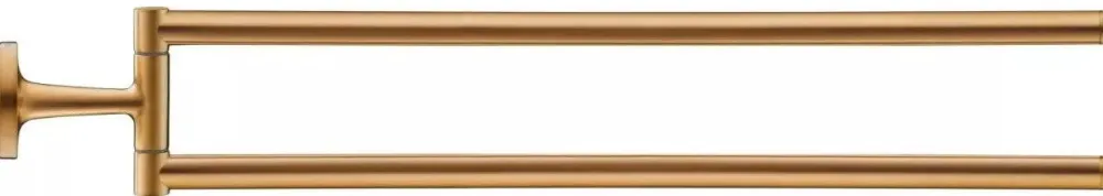 Duravit Suport prosoape, pivotant, metal, bronz mat, 470 mm