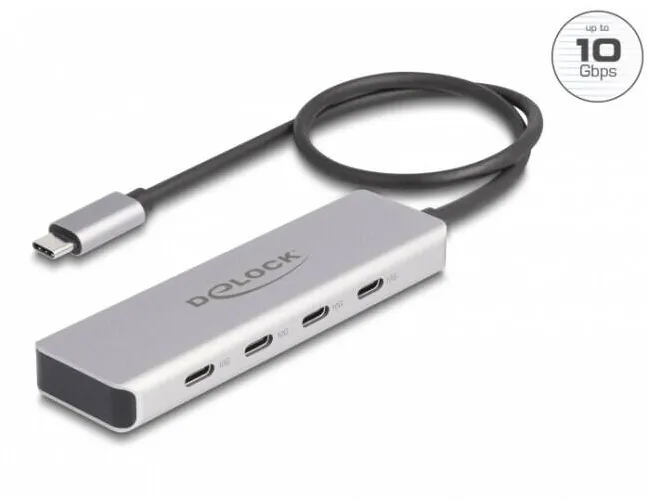 Hub USB DELOCK Hub USB Delock 64231, USB-C - 4 x USB-C, 10 Gbps