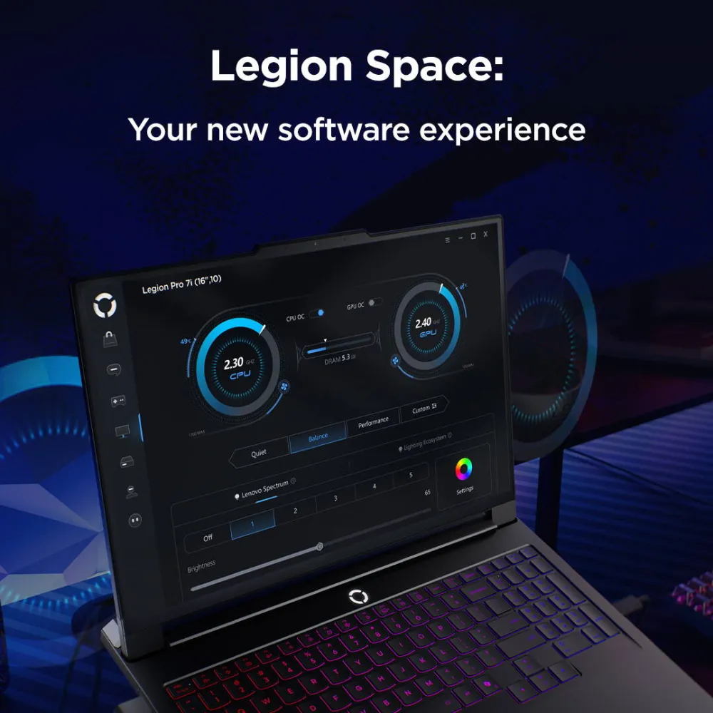 Lenovo Legion Pro 7 16IAX10H 16 WQXGA ULT9-275HX/32GB/2TB/NVIDIA GF RTX 5080 16GB/WIN11 Home/ENG Backlit kbd/2Y Warranty