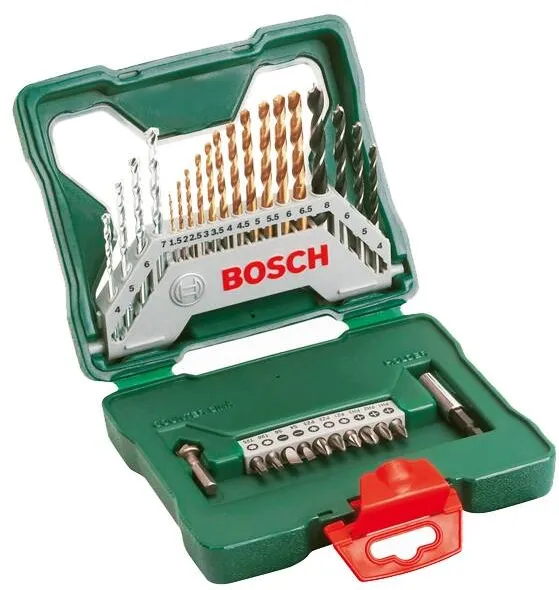 BOSCH 2607019324 - Set accesorii insurubare si burghie mixte, 30 bucati