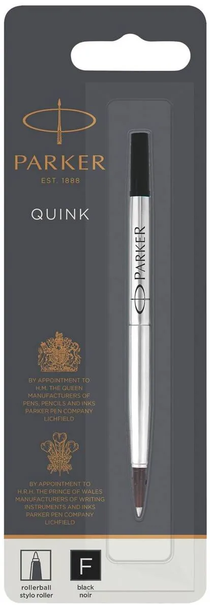 Parker Rollerball Refill F black (Blister)