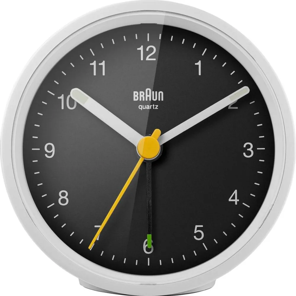 BRAUN Ceas de Birou BC 12 WB white