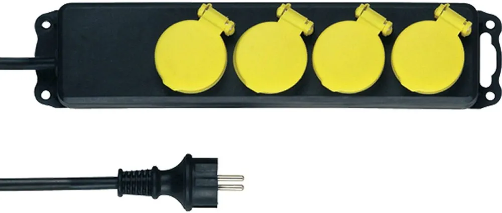 REV Priza / Prelungitor Multiple Socket Outlet IP44 4-fold 1,4m