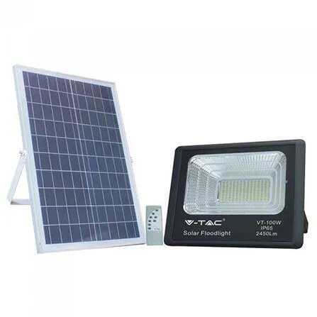 V-TAC Reflector LED 35W 6000K cu incarcare solara