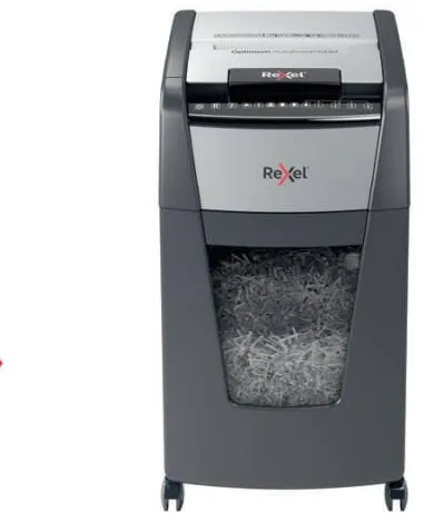 Distrugator Documente Rexel Optimum Auto+ 300X Micro-cut shredding Black, Grey