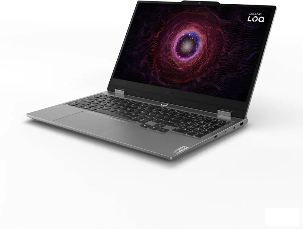 Lenovo LOQ 15ARP9 AMD Ryzen™ 5 7235HS Laptop 39.6 cm (15.6") Full HD 16 GB DDR5-SDRAM 512 GB SSD NVIDIA GeForce RTX 4050 Wi-Fi 6 (802.11ax) NoOS Grey