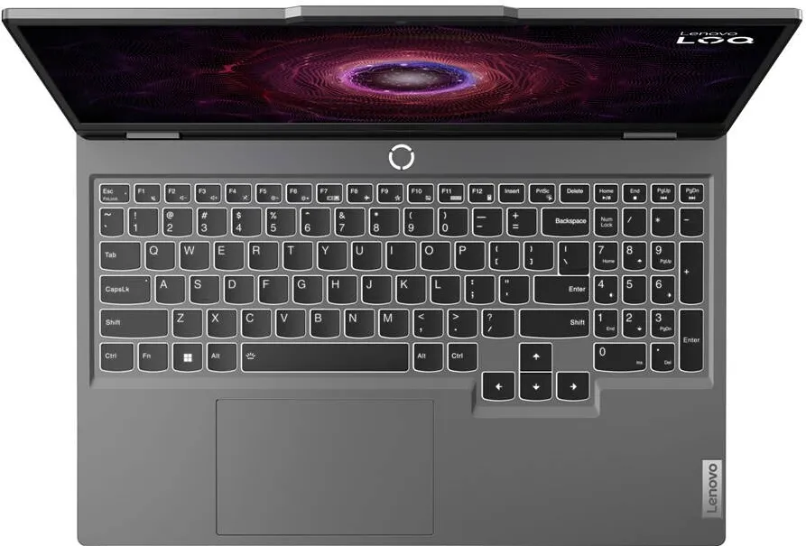 Lenovo LOQ 15ARP9 AMD Ryzen™ 5 7235HS Laptop 39.6 cm (15.6") Full HD 16 GB DDR5-SDRAM 512 GB SSD NVIDIA GeForce RTX 4050 Wi-Fi 6 (802.11ax) NoOS Grey