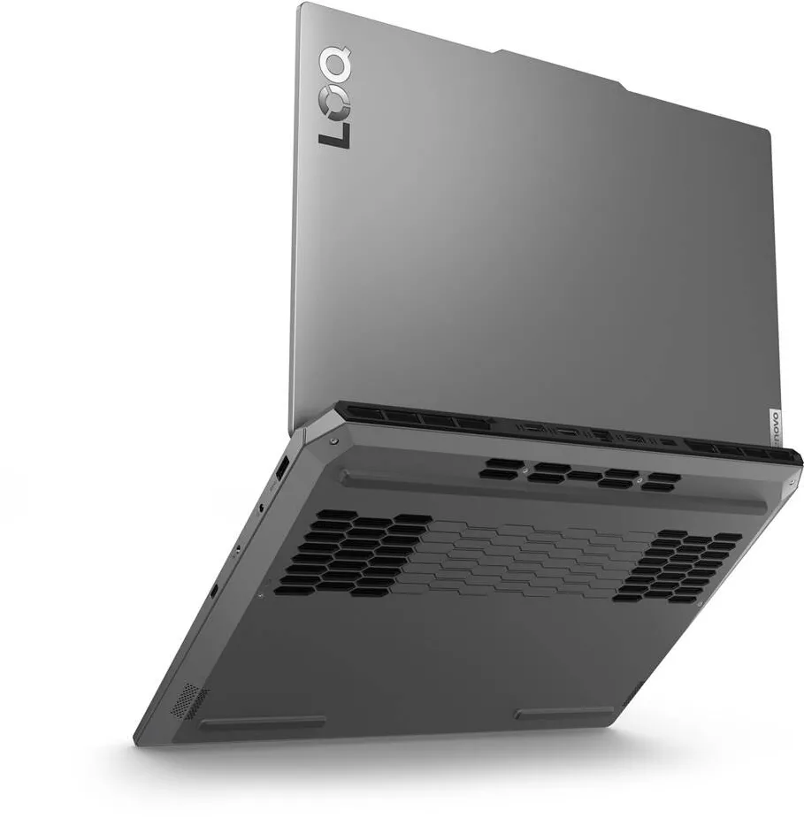Lenovo LOQ 15ARP9 AMD Ryzen™ 5 7235HS Laptop 39.6 cm (15.6") Full HD 16 GB DDR5-SDRAM 512 GB SSD NVIDIA GeForce RTX 4050 Wi-Fi 6 (802.11ax) NoOS Grey