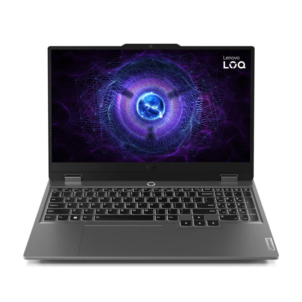 Lenovo LOQ 15ARP9 AMD Ryzen™ 5 7235HS Laptop 39.6 cm (15.6") Full HD 16 GB DDR5-SDRAM 512 GB SSD NVIDIA GeForce RTX 4050 Wi-Fi 6 (802.11ax) NoOS Grey