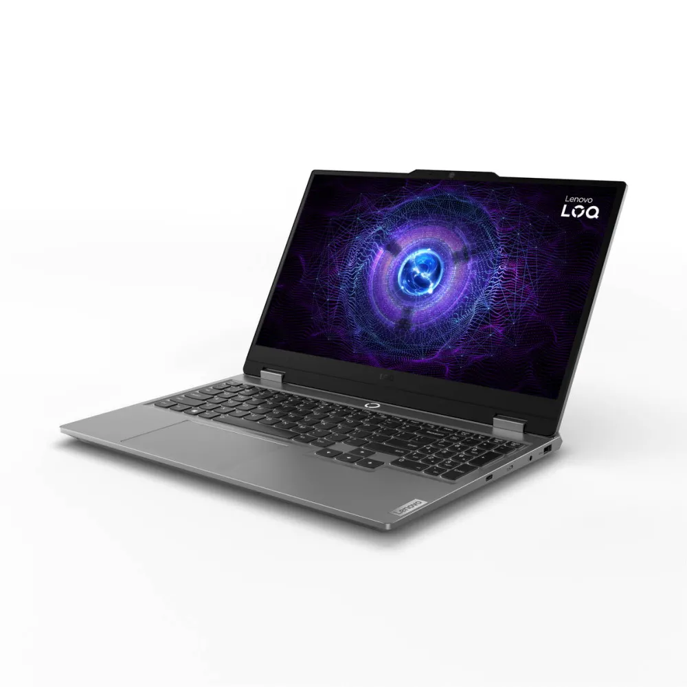 Lenovo LOQ 15ARP9 AMD Ryzen™ 5 7235HS Laptop 39.6 cm (15.6") Full HD 16 GB DDR5-SDRAM 512 GB SSD NVIDIA GeForce RTX 4050 Wi-Fi 6 (802.11ax) NoOS Grey