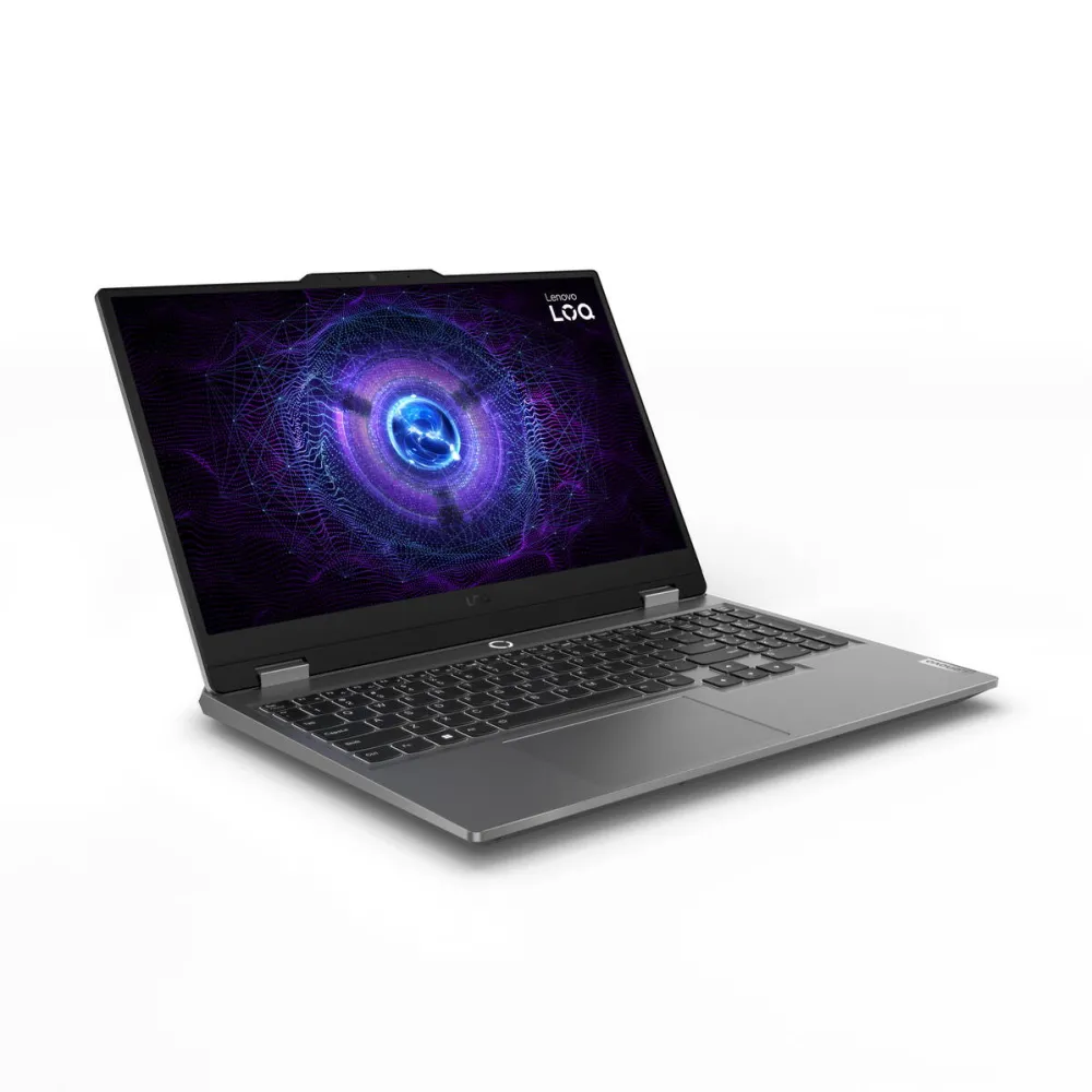 Lenovo LOQ 15ARP9 AMD Ryzen™ 5 7235HS Laptop 39.6 cm (15.6") Full HD 16 GB DDR5-SDRAM 512 GB SSD NVIDIA GeForce RTX 4050 Wi-Fi 6 (802.11ax) NoOS Grey