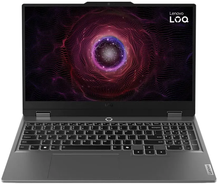 Lenovo LOQ 15ARP9 AMD Ryzen™ 5 7235HS Laptop 39.6 cm (15.6") Full HD 16 GB DDR5-SDRAM 512 GB SSD NVIDIA GeForce RTX 4050 Wi-Fi 6 (802.11ax) NoOS Grey