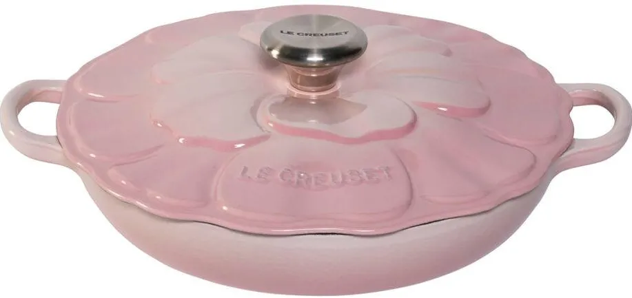 Le Creuset Oala de Fonta Blume 26 cm shell Pink