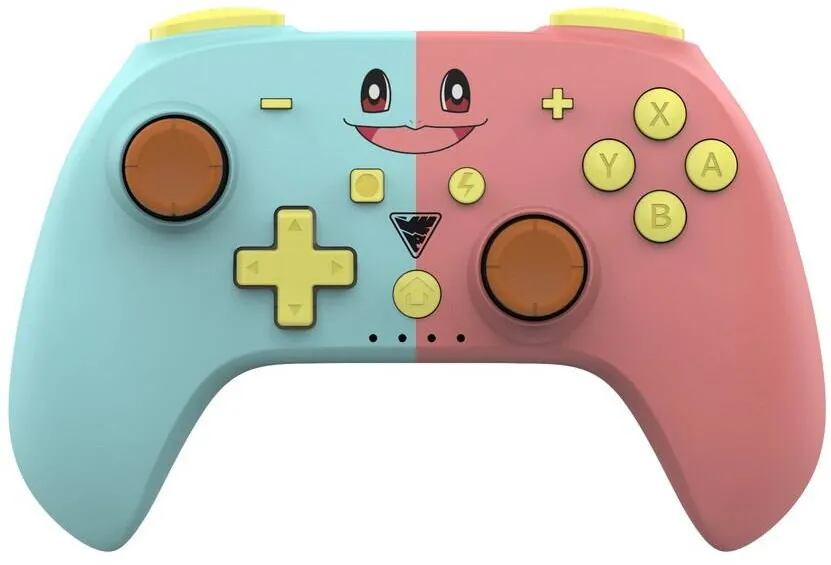 Gamepad DragonShock Controller Wireless Dragonshock PopTop, Bluetooth, Analog/Digital, Pentru Nintendo Switch, PC Albastru/Roz