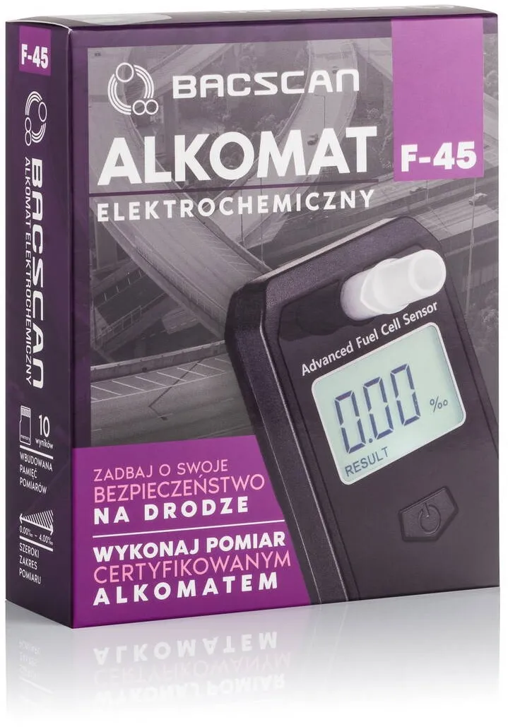 BACSCAN Etilotest, Bacscan, F-45, Electrochimic, Negru