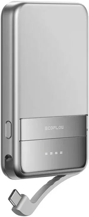 EcoFlow Acumulator extern EcoFlow Rapid MagSafe Qi2 5000 mA Gri