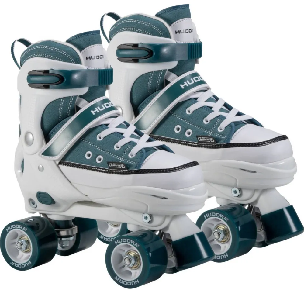HUDORA Roller Skates size 28-31, inline skates blue/white, sneaker look