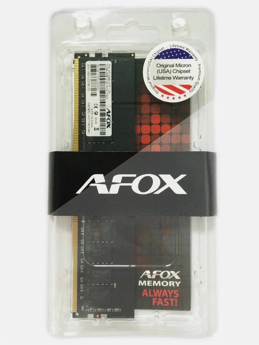 Memorie RAM AFOX DDR4 4G 2666MHZ MICRON CHIP