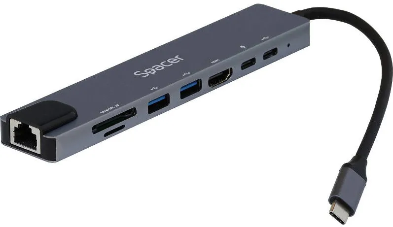 Hub USB Spacer SPDS-TYPEC-CHUPSG8