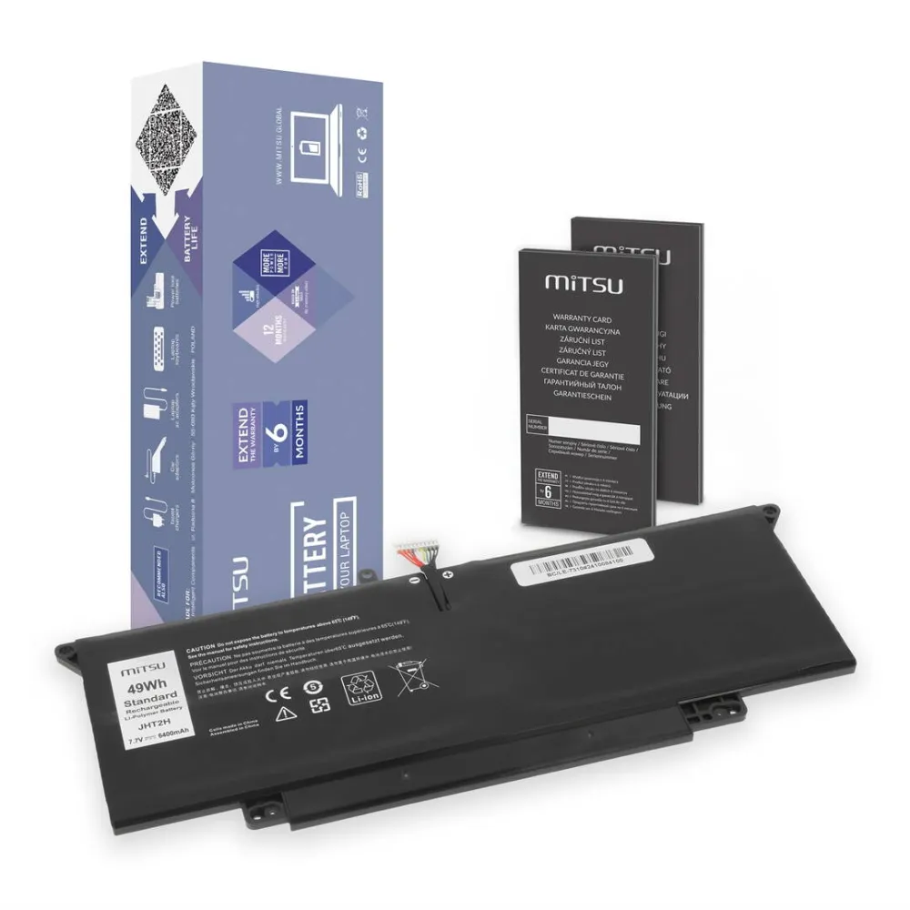 Acumulator Laptop MITSU JHT2H, pentru Dell Latitude 7410 2-in-1, 7310 2-in-1