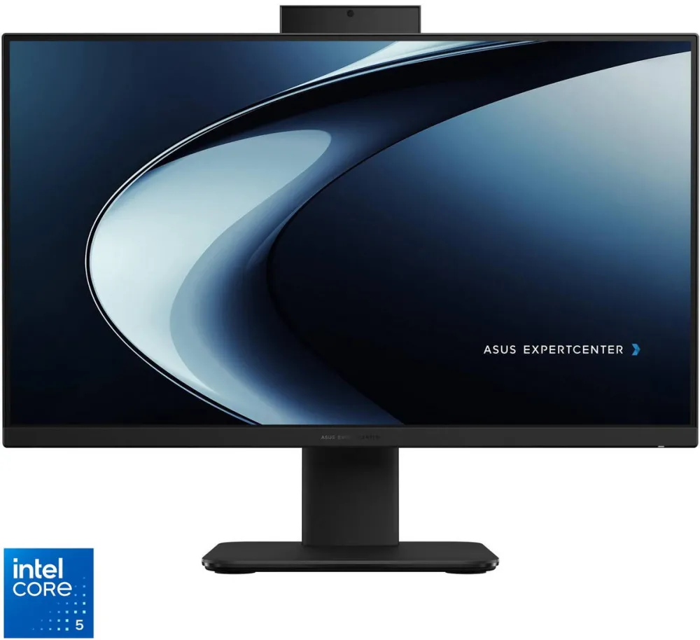 Sistem All in One Asus ExpertCenter P440VAK cu procesor Intel Core 5 210H pana la 4.8GHz, 23.8'', Full HD, 100Hz, 16GB DDR5 RAM, 512GB SSD, Intel Graphics, No OS, Black