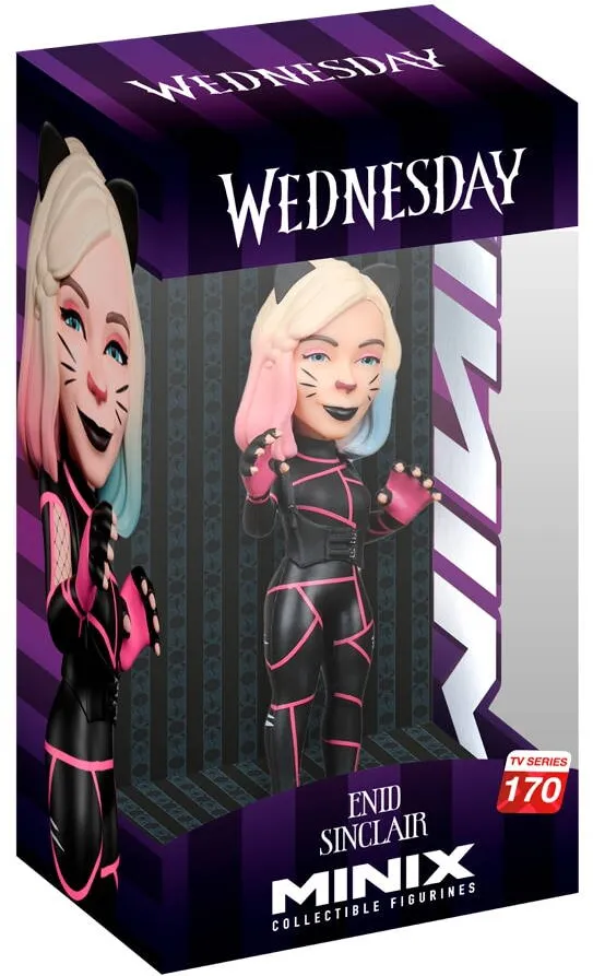MiniX Figurina - Wednesday - Enid Sinclair Cat Suit, 12 cm