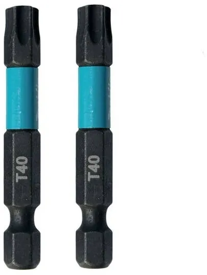 Makita Set 2 capete de impact Torx, Makita, T40/50mm, 1/4", Negru/Albastru