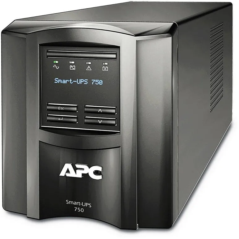 UPS APC Smart-UPS, LINE Interactive, 750VA, Tower, 230V, 6x IEC C13 sockets, SmartConnect port+SmartSlot, AVR, LCD, Black